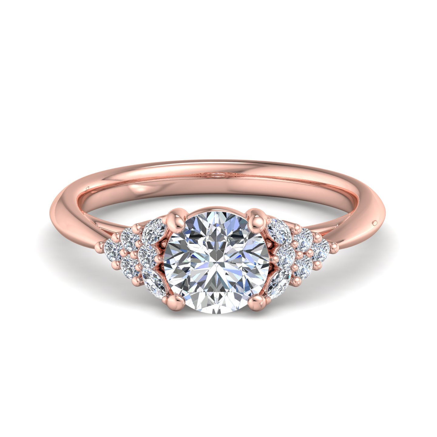 Allison Accented Engagement Ring